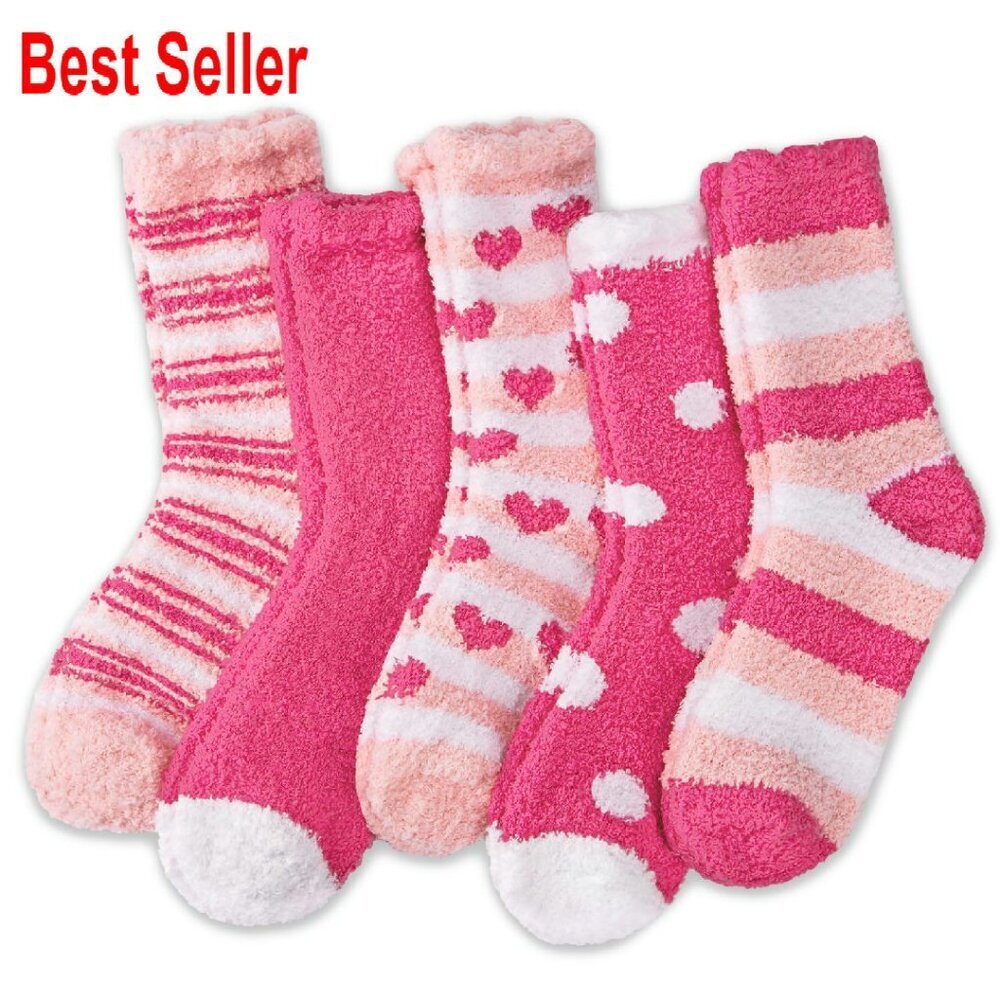 Fluffy Fuzzy Socks Cozy Winter Slipper Socks Women's Warm Comfy